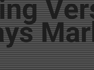 Trending Versus Sideways Markets